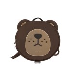 Rucsac Zoyzoii&reg; pentru copii 2-6 ani, design inovativ 3D, textil, model Ursul Brun