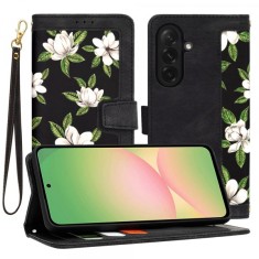 Husa pentru Samsung Galaxy A56 A566, Techsuit, FlipCraft, Neagra