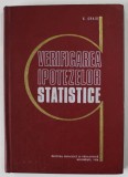 VERIFICAREA IPOTEZELOR STATISTICE de V. CRAIU , 1972