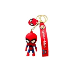 Figurină breloc Spider-Man, roșu-albastru, 6 cm