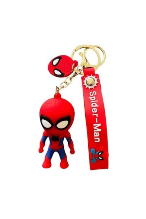 Figurină breloc Spider-Man, roșu-albastru, 6 cm