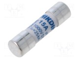 Siguranță cilindrică 15A 1kV DC 10x38mm NIKDIM LTD gPV