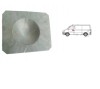 Segment reparatie panou usa Mercedes Sprinter, 07.2006-06.2018, Vw Crafter (2e), 12.2005-04.2017, montare stanga=dreapta, galvanizat, RapidAuto