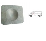 Segment reparatie panou usa Mercedes Sprinter, 07.2006-06.2018, Vw Crafter (2e), 12.2005-04.2017, montare stanga=dreapta, galvanizat, RapidAuto