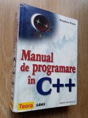 Stephen Prata Manual de programare in C++ Teora foto