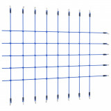 vidaXL Plasă de cățărat, albastru, 200x150 cm