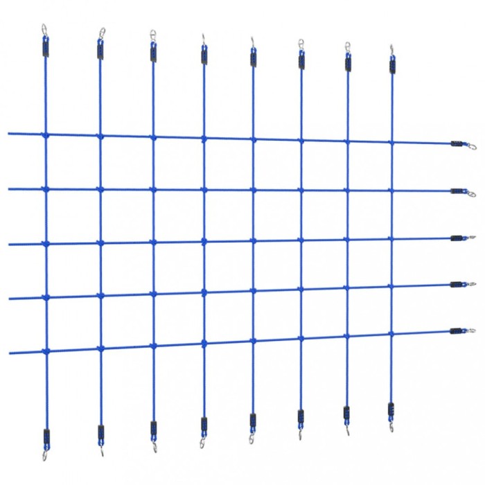 vidaXL Plasă de cățărat, albastru, 200x150 cm