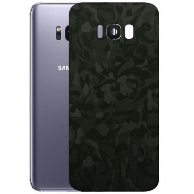 Set Folii Skin Acoperire 360 Compatibile cu Samsung Galaxy S8 Plus (2 Buc) - ApcGsm Wraps Shadow Green foto