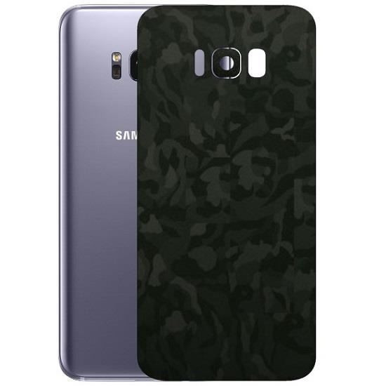 Set Folii Skin Acoperire 360 Compatibile cu Samsung Galaxy S8 Plus (2 Buc) - ApcGsm Wraps Shadow Green