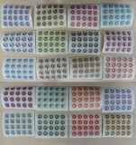 81-JAPONIA 1964-Setul complet de 20 coli de cate 20 timbre Olimpiada. MNH, Nestampilat