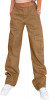 Uo Pantaloni Cargo pentru femei Pantaloni Casual cu talie &icirc;naltă Baggy Stretchy