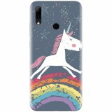 Husa silicon pentru Huawei P Smart 2019, Unicorn Rainbow