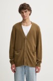 Levi&#039;s cardigan din lana culoarea maro, A8621