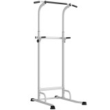 SPORTNOW Power Tower cu Bare Dip și Tracțiuni, Stație Multifuncțională cu &Icirc;nălțime Reglabilă 176,5-227 cm, Structură din Oțel pentru Antrenament Acasă