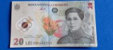 6 Bancnote 20 lei Emisiune 2021 Ecaterina Teodoroiu serii consecutive, Litera