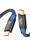 Cablu USB C 3.2 Gen 2 20Gbps &Icirc;ncărcare Rapidă Video 4K &ndash; Negru