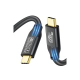 Cablu USB C 3.2 Gen 2 20Gbps &Icirc;ncărcare Rapidă Video 4K &ndash; Negru