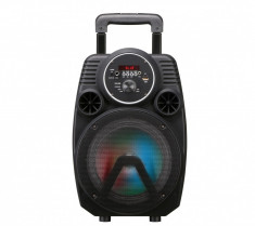 Boxa BT tip troler,175W PMPO MS-5308BT, microSD, usb, aux, radio fm + MIC. foto