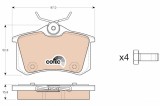 TRW GDB1973 COTEC set placute frana,frana disc
