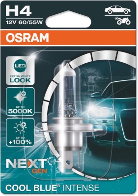 Bec halogen H4 blister 12V 60 55W Osram Cool Blue Intense NextGen foto