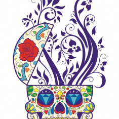 Sticker decorativ, Skull, 90 cm, 1055STK