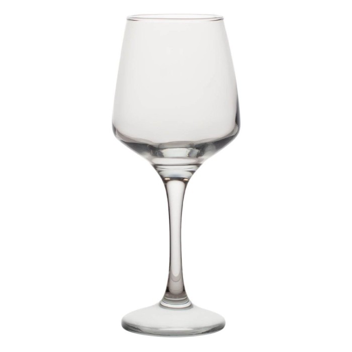 Pahar Vin Sticlă Lal, Transparent, Capacitate 295ml, Diametru 6cm, &Icirc;nălțime 19cm, Picior &Icirc;nalt