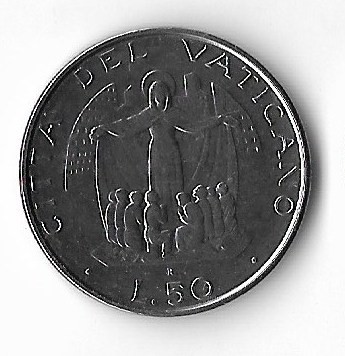 Moneda 50 lire 1987 - Vatican