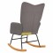Scaun balansoar, mozaic, material textil - 4