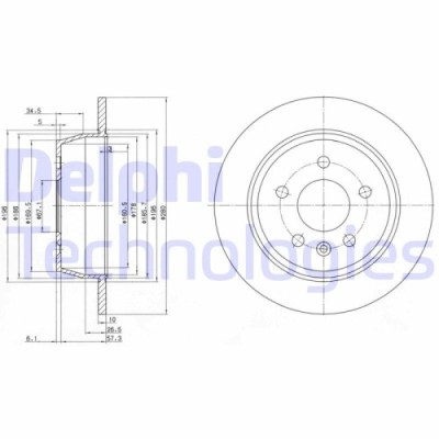 Delphi Disc frana foto
