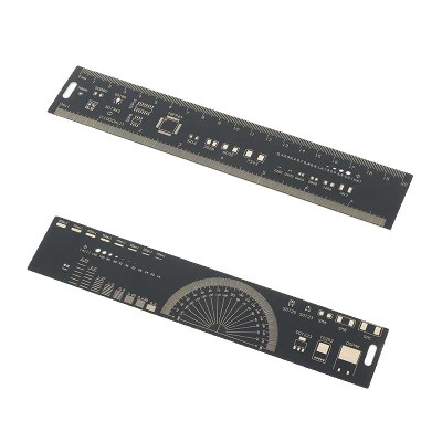 Rigla sablon pentru electronica 20cm OKY0303 foto