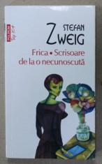 FRICA / SCRISOARE DE LA O NECUNOSCUTA de STEFAN ZWEIG , 2017 foto