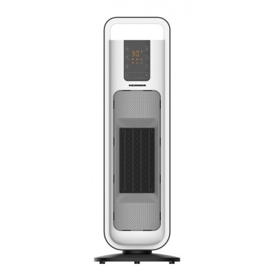 Radiator ceramic Heinner, 2000 W, LED, Touch, Telecomanda, Anti-Inghet, Functie ECO, oscilare, Alb/Negru foto