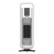 Radiator ceramic Heinner, 2000 W, LED, Touch, Telecomanda, Anti-Inghet, Functie ECO, oscilare, Alb/Negru