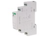 Releu electromagnetic F&amp;F PK-3P-24V, &icirc;ntrerupător 250VAC pentru șină DIN