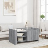 VidaXL Măsuță de cafea gri sonoma 100x50x50 cm lemn prelucrat 848365