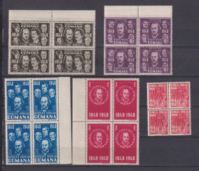 CENTENARUL REVOLUTIEI DE LA 1848 LP 236 MNH foto