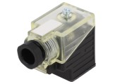 Conector cu Valvă Mamă 18mm 3 PIN 90&deg;