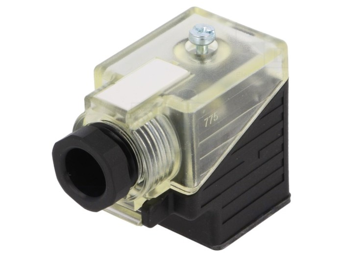 Conector cu Valvă Mamă 18mm 90&deg;