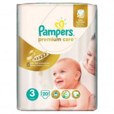 Scutece PAMPERS Premium Care 3 Midi Small Pack 20 buc foto