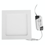 Mini Panou LED Patrat Alb ST 12W 6400K IP40 - NOVELITE