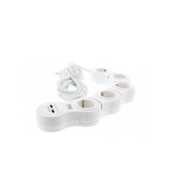Prelungitor reglabil 5 prize 5m cablu 3xG1.5mm2 3500W 16A cu foto
