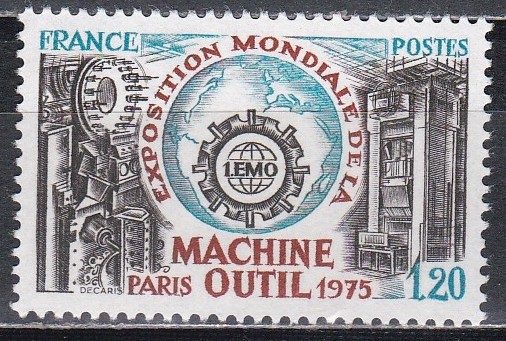 Franta 1975 - Prima expoziție mondială de mașini-unelte, Paris, MNH