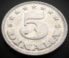 Moneda 5 DINARI / DINARA - RSF YUGOSLAVIA, anul 1963 * cod 949 = excelenta, Europa