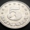 Moneda 5 DINARI / DINARA - RSF YUGOSLAVIA, anul 1963 * cod 949 = excelenta