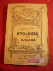 Platon - Apologia lui Socrate - BPT 1036-1037 Alcalay ,111 pag foto