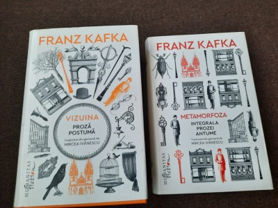 FRANZ KAFKA INTEGRALA PROZEI 2 VOLUME EDITIE DE LUX CARTONATE foto