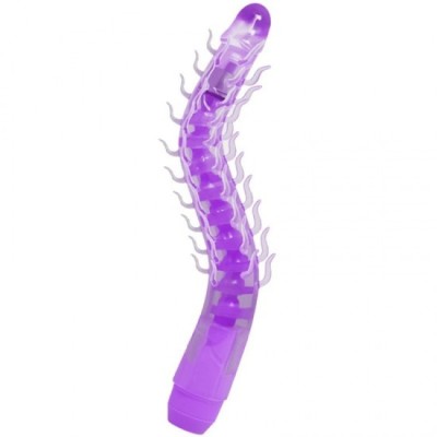 BAILE - FLEXI VIBE SENSUAL SPINE BENDABLE VIBRATING DILDO LILAC 23.5 CM foto