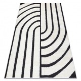 Modern covor MODE 8631 geometric crem / negru, 180x270 cm