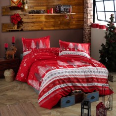 Lenjerie de pat ranforce Clasy king size (NADAL)