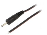 Cablu Alimentare DC 2,35/0,7 mm Negru 0,5m